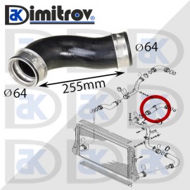 Маркуч турбо Audi A3 Seat Altea Leon Toledo Skoda Octavia Volkswagen Golf Jetta Passat Touran